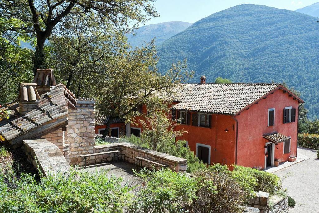 Casale Rosso Villa Castel San Felice Buitenkant foto