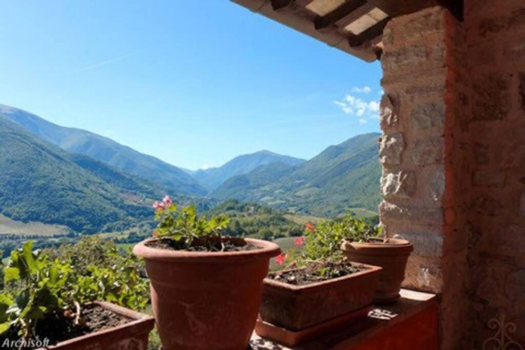 Casale Rosso Villa Castel San Felice Buitenkant foto